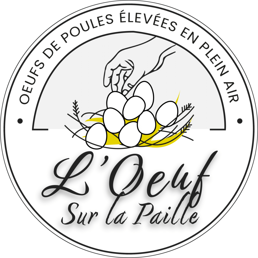 Logo blanc - L'Oeuf sur la Paille